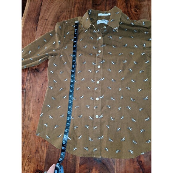 Vintage Orvis Horse Button Up Women's Sz 14 XL Brown Equestrian Western Cowgirl - Picture 11 of 13